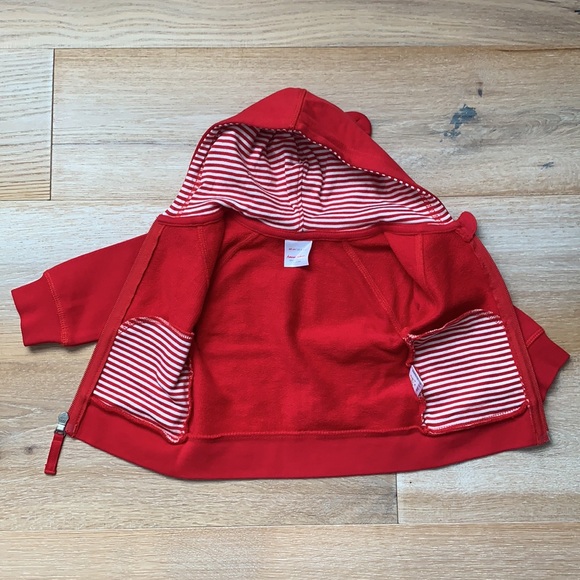 Hanna Andersson baby bear hoodie size 3-6mo - Picture 5 of 5